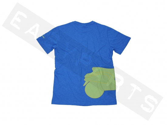 Piaggio T-Shirt VESPA Heren Blauw Royal 